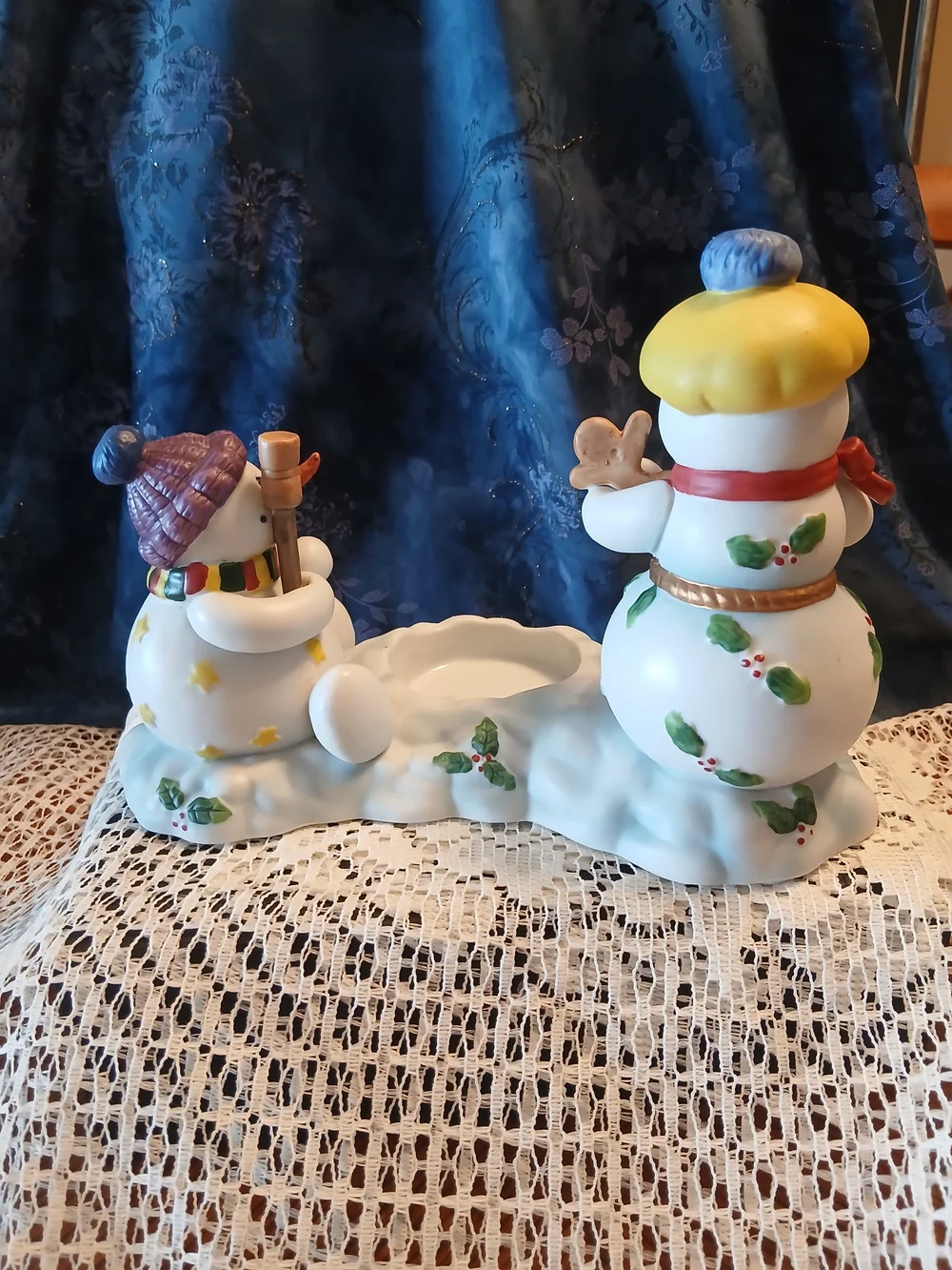 PartyLite SNOWBELL KIDS Votive Candle Holder